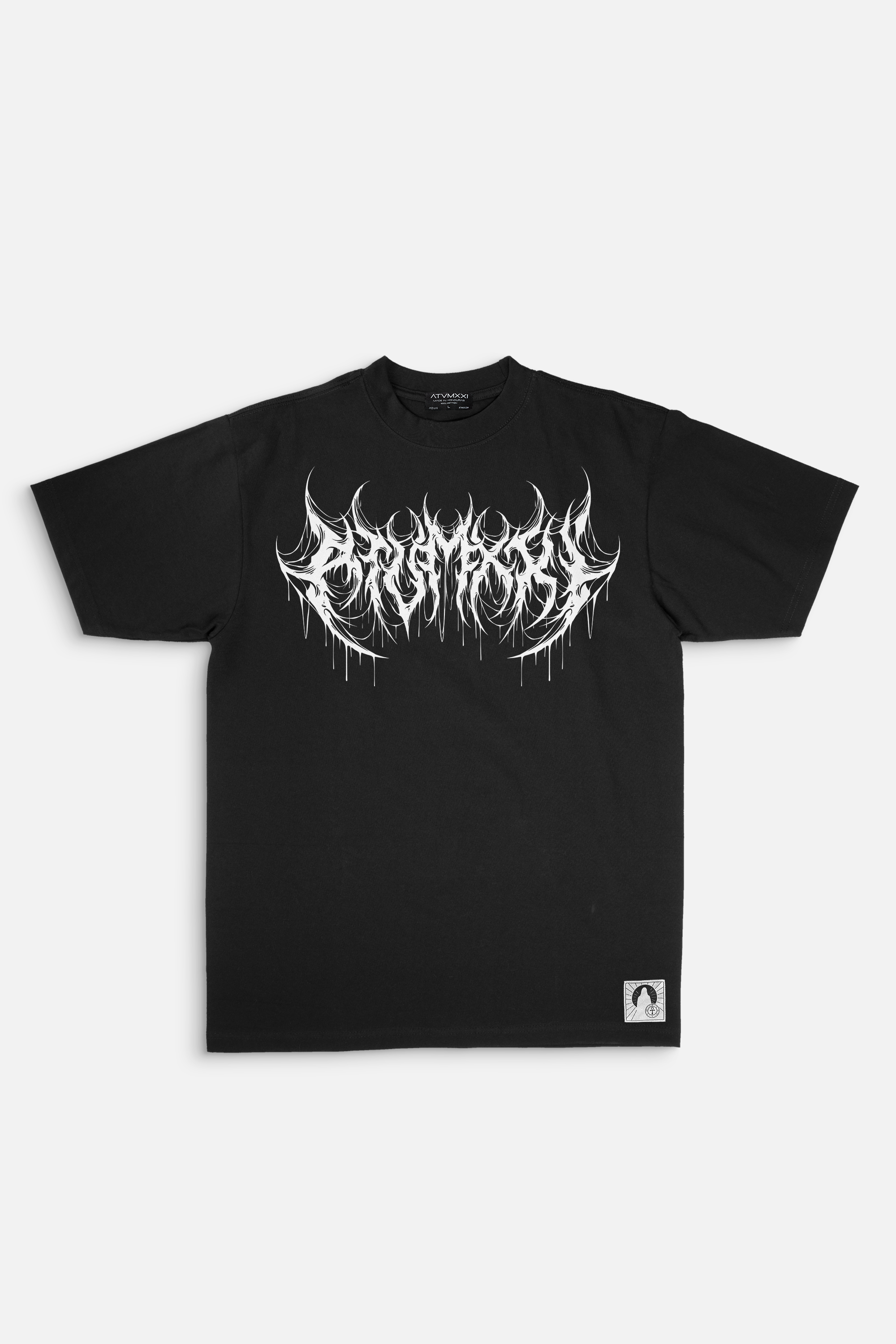ATVMXXI | BLACK T-SHIRT / NAME LOGO