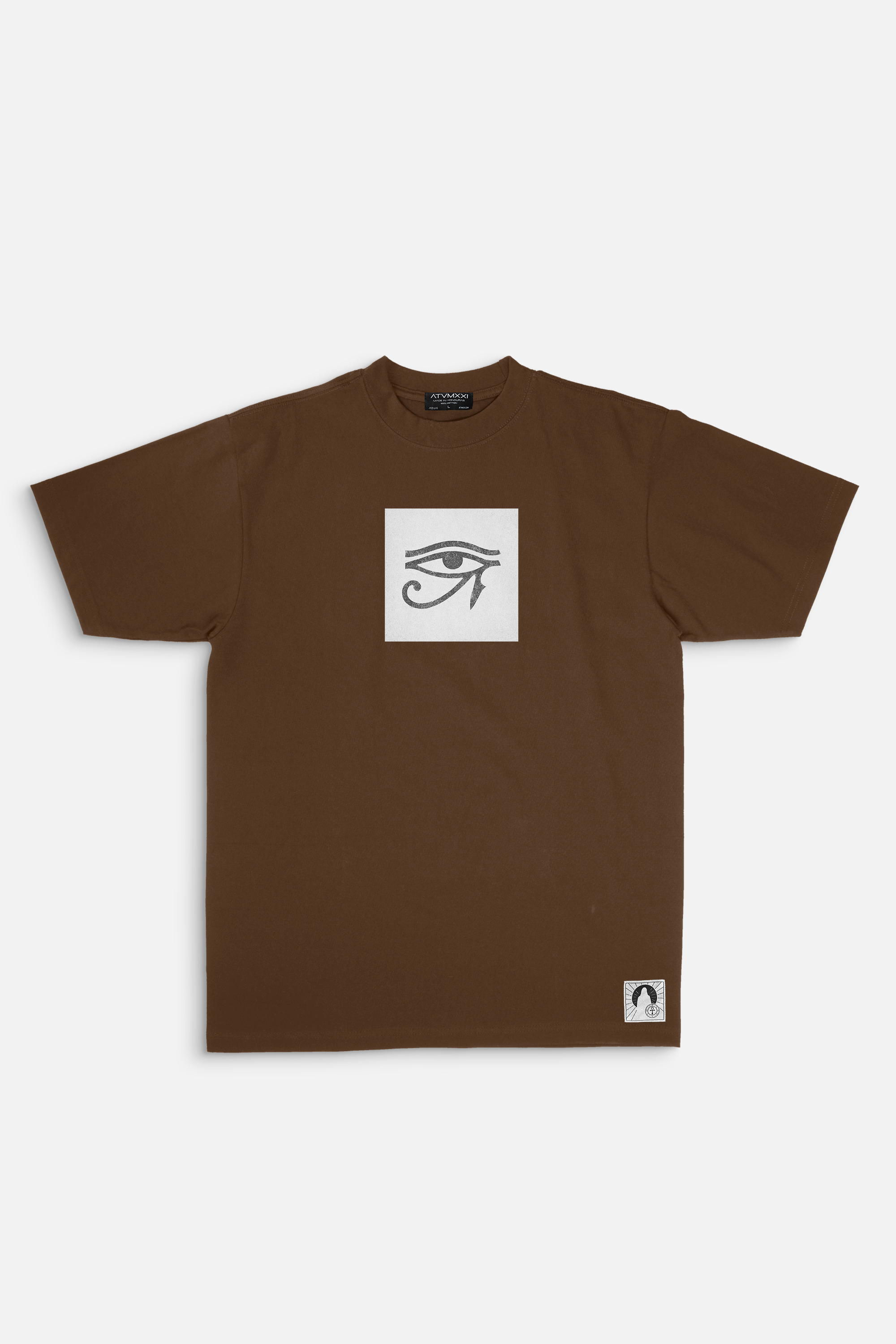ATVMXXI | BROWN T-SHIRT / EYE PRINT