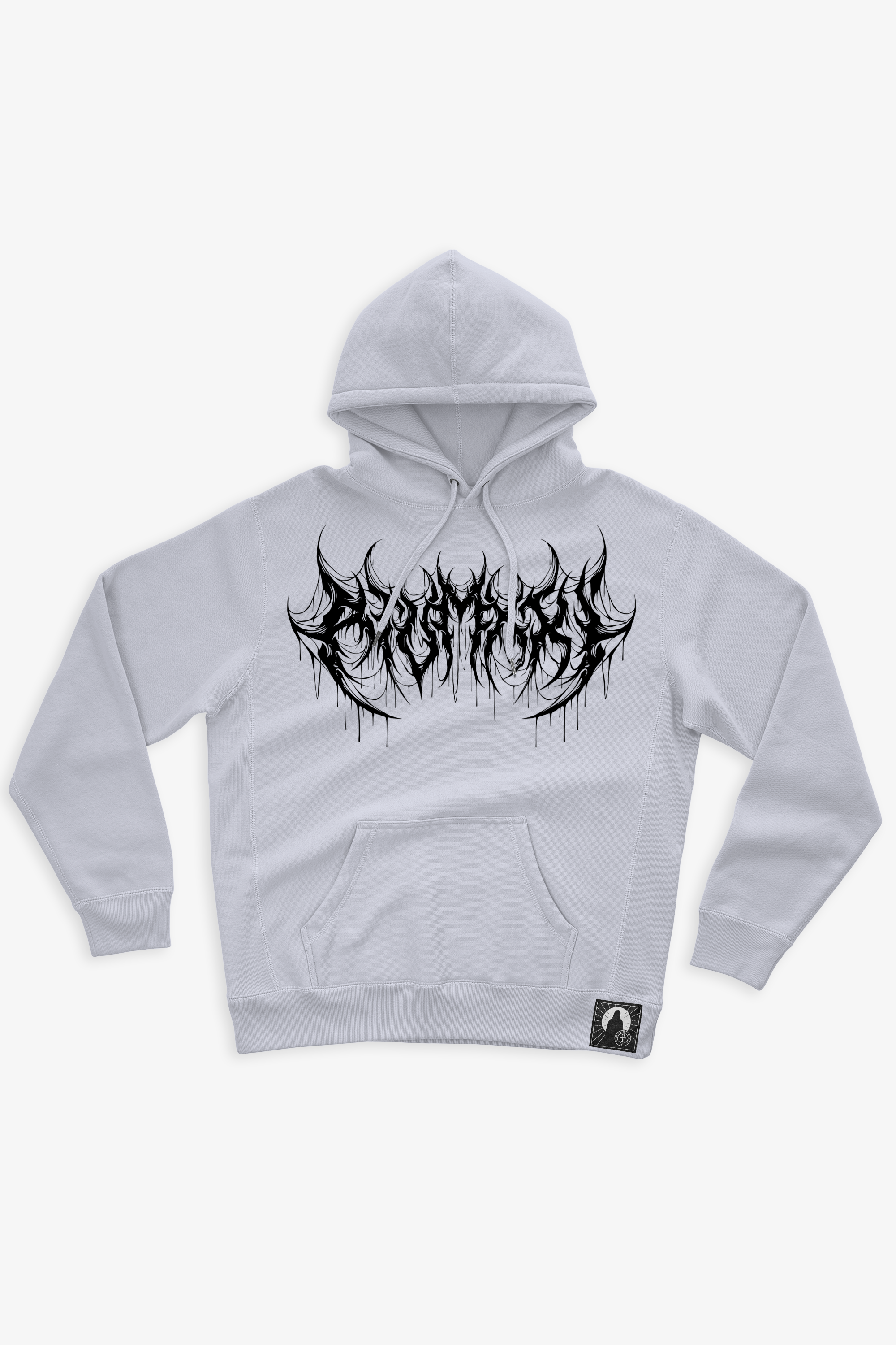 ATVMXXI | GREY HOODIE 13.5OZ / BLACK ATVMXXI LOGO