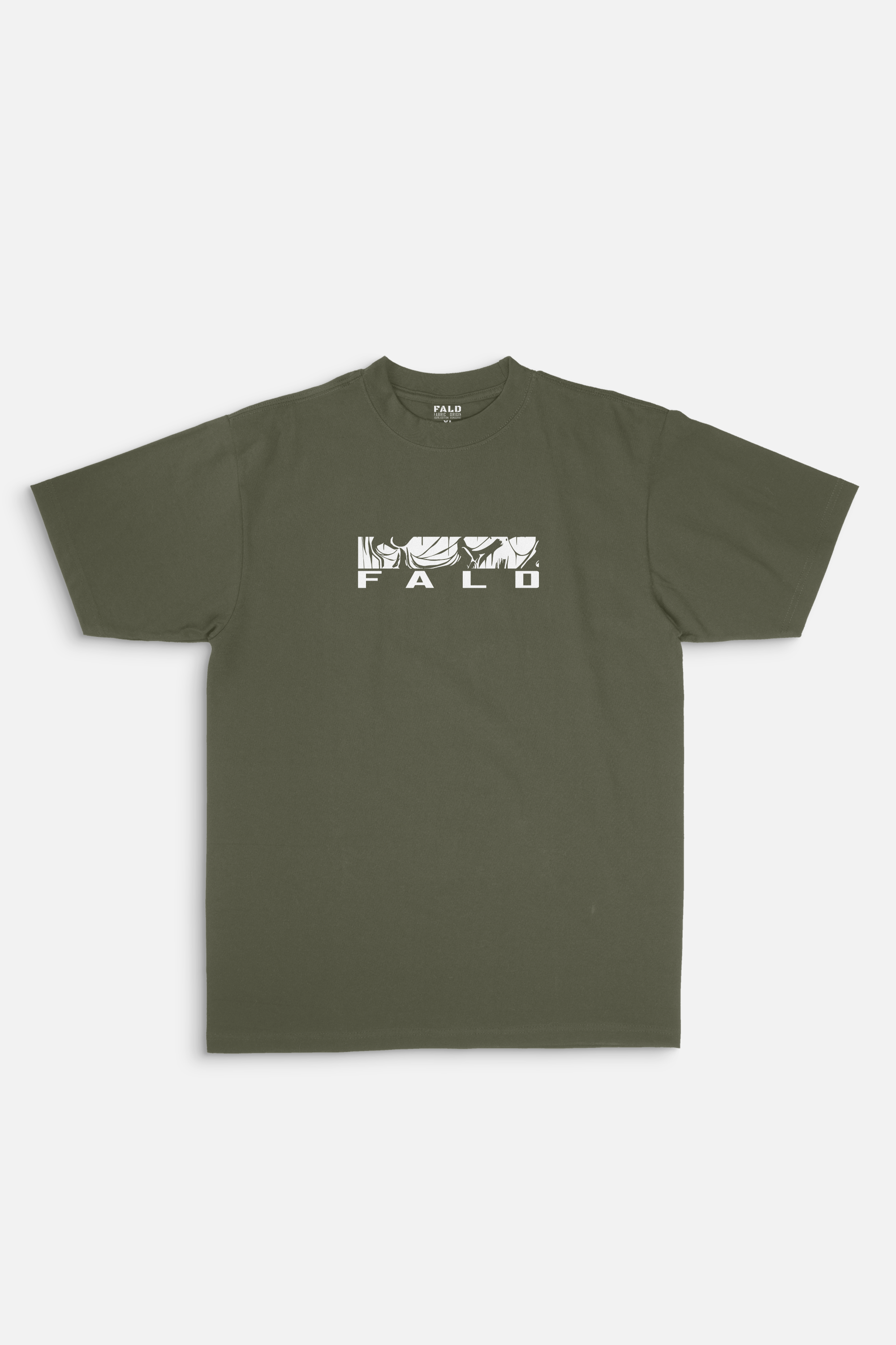 FALD | OLIVE T-SHIRT / PANEL LOGO