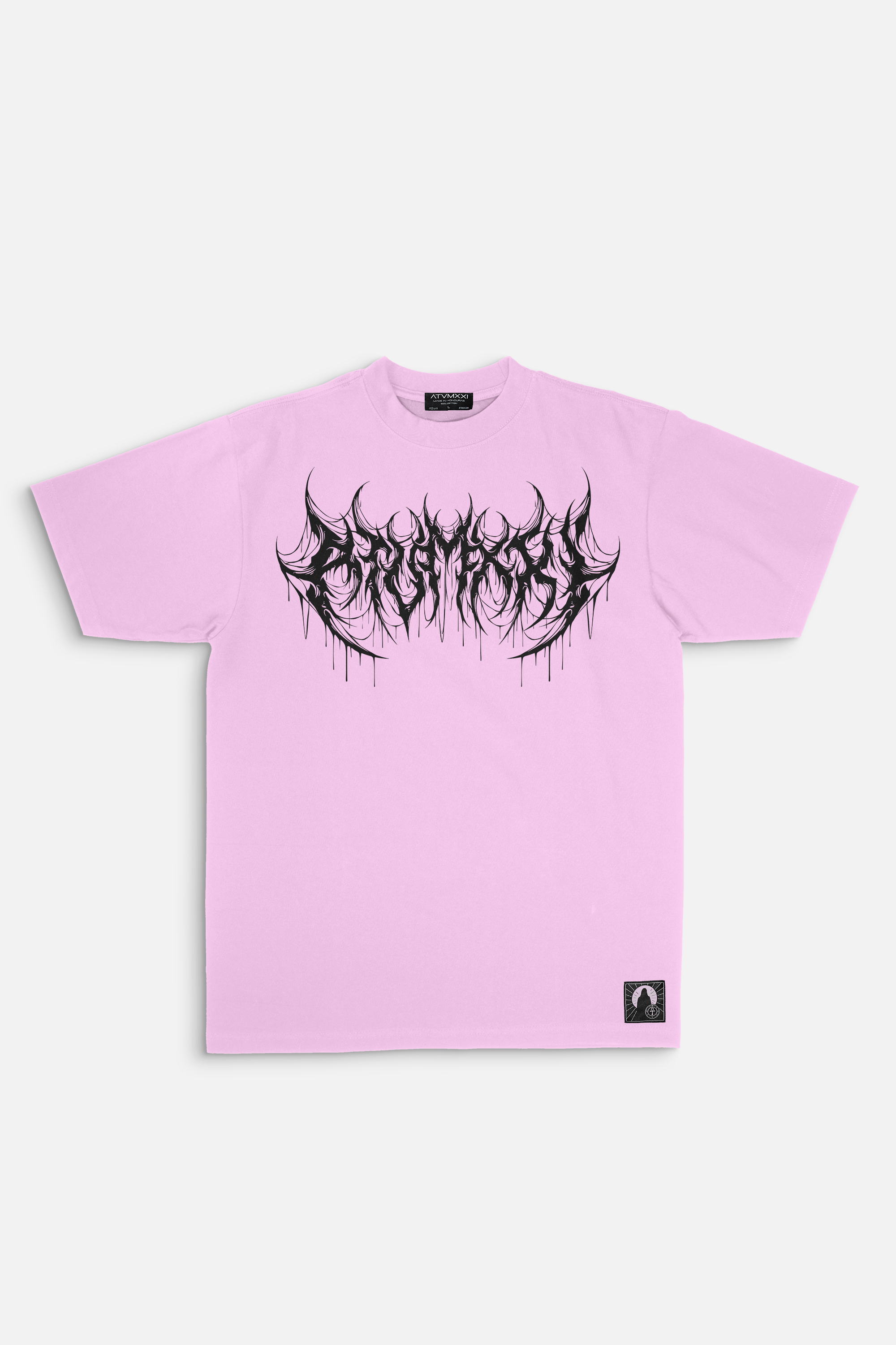 ATVMXXI | PINK T-SHIRT / NAME LOGO