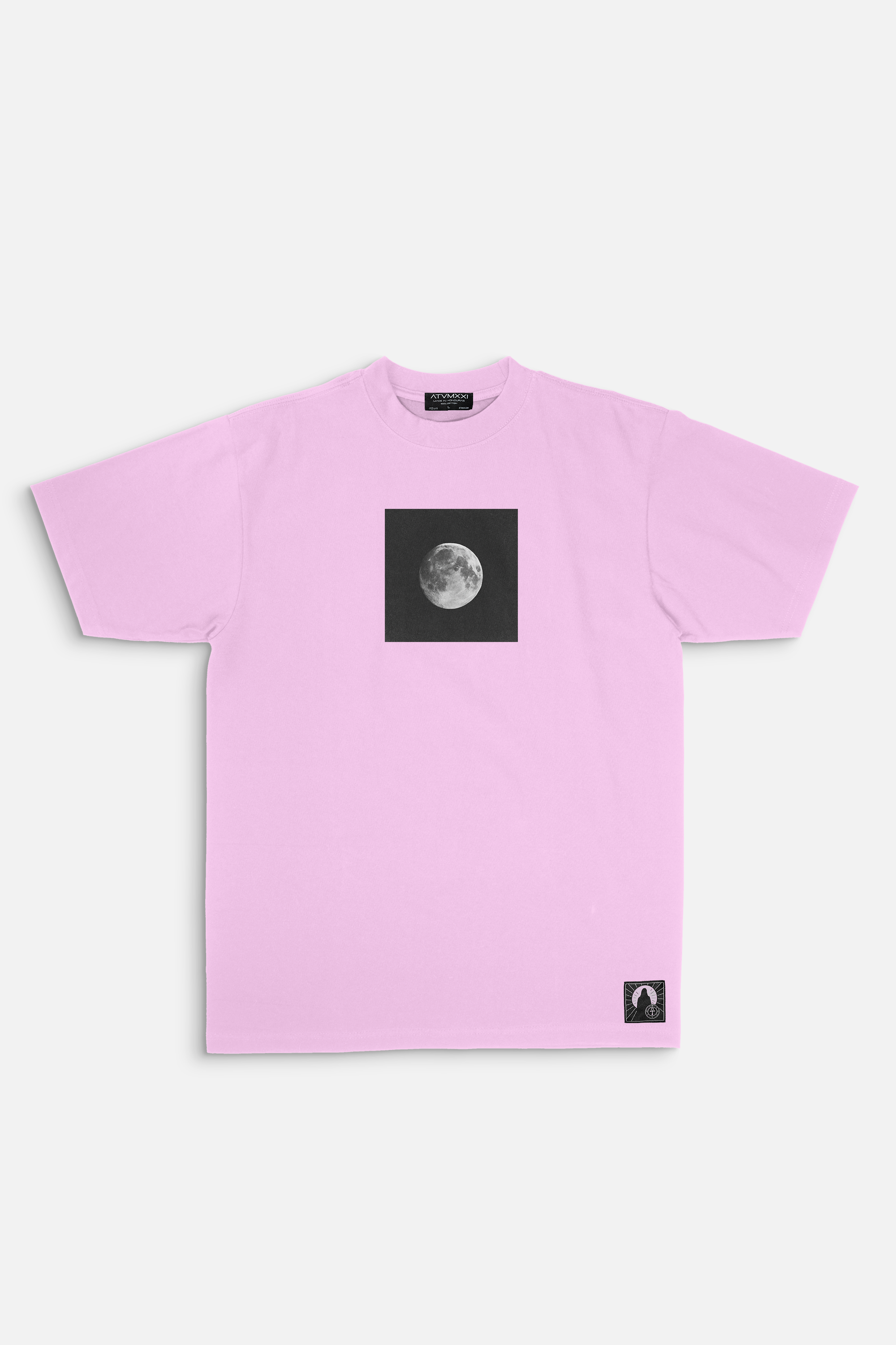 ATVMXXI | PINK T-SHIRT / MOON PRINT