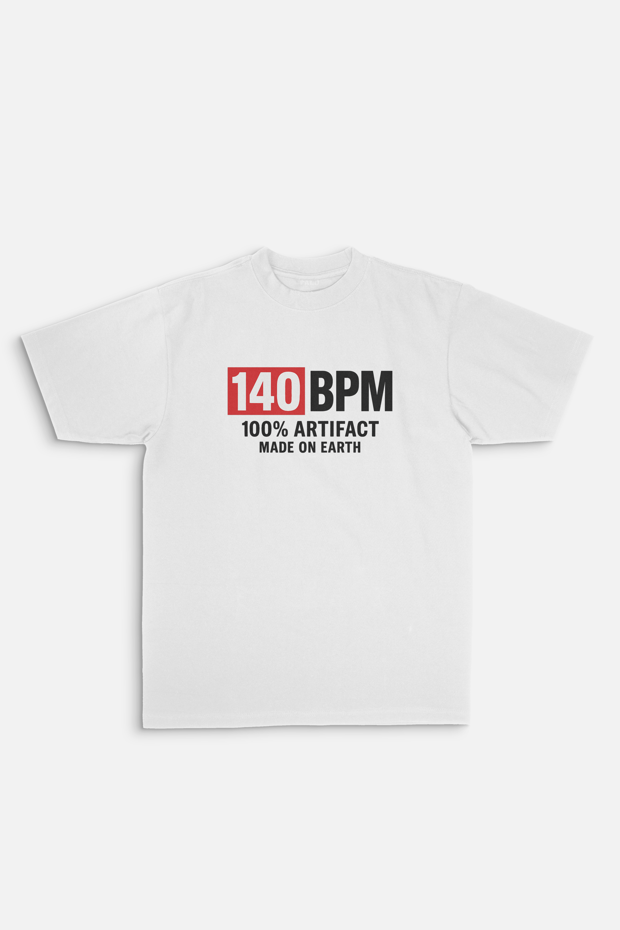 FALD | WHITE T-SHIRT / 140BPM PRINT