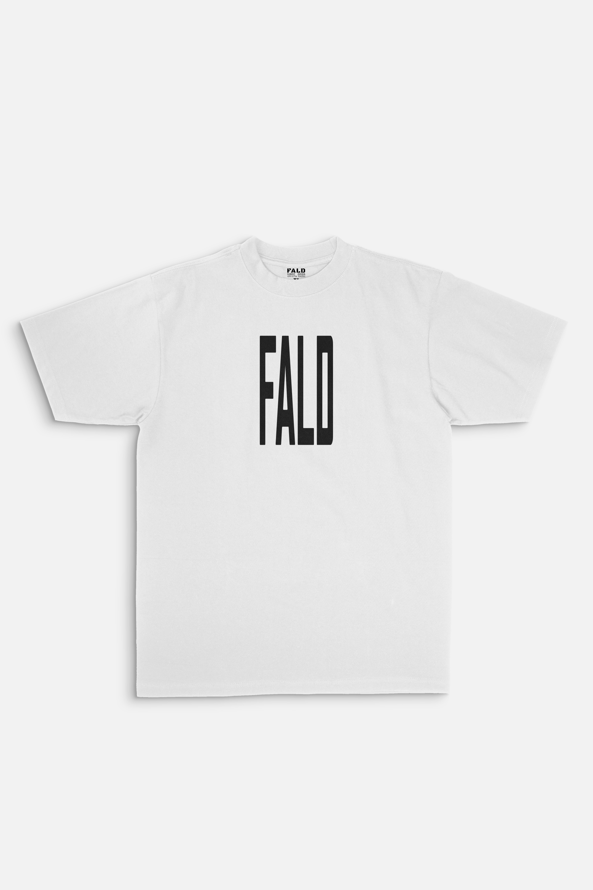 FALD | WHITE T-SHIRT / HORIZONTAL LOGO